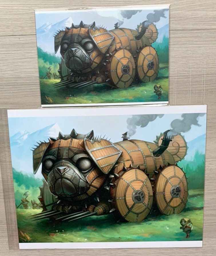 Puggernaut Print
