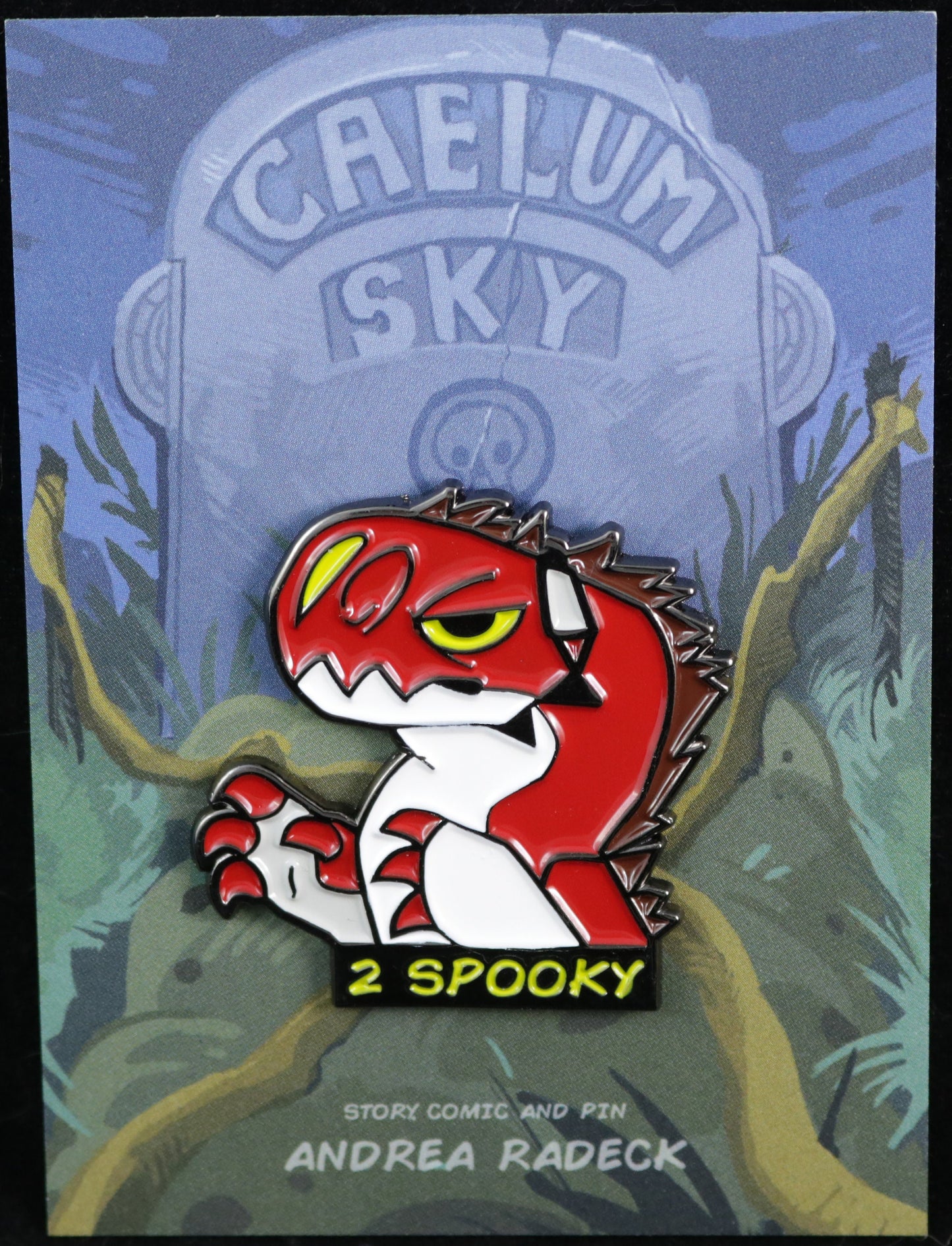 2 Spooky Caelum Sky Pin