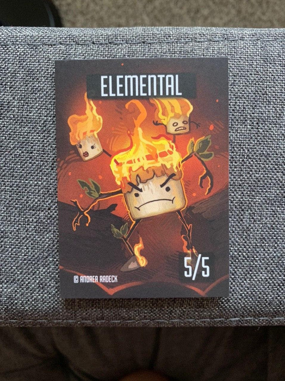 4x - 5/5 Elemental Token