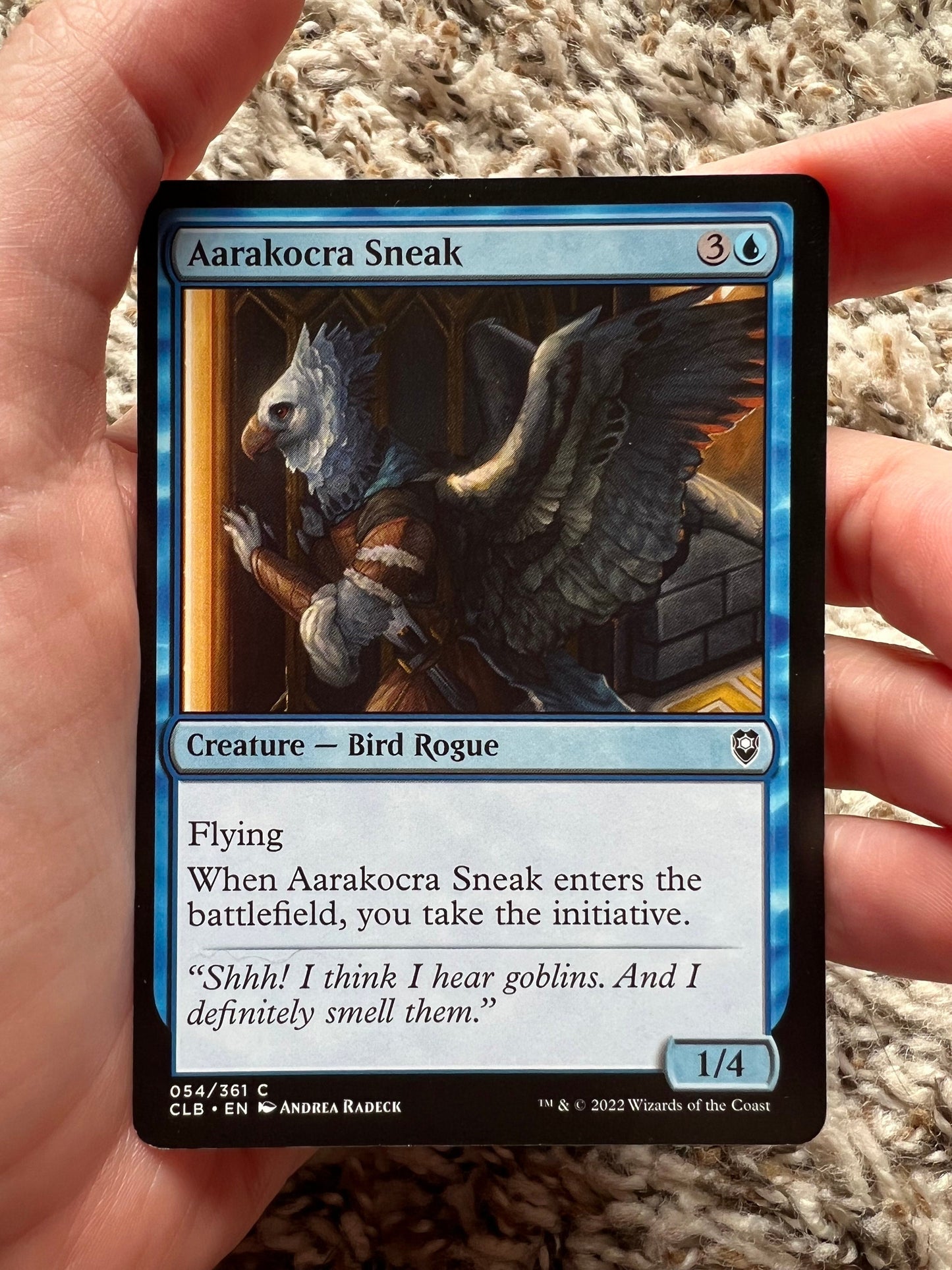Aarakocra Sneak MTG Artist Proofs