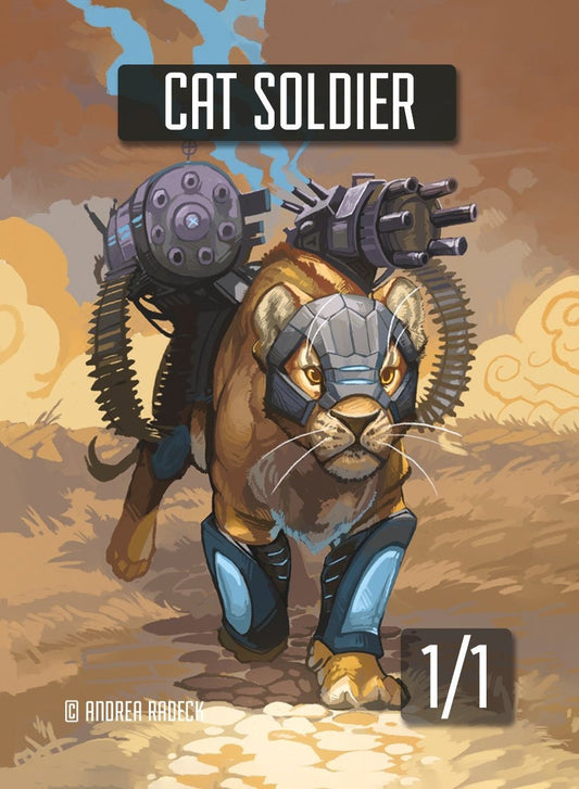 4x - 1/1 Cat Soldier Token
