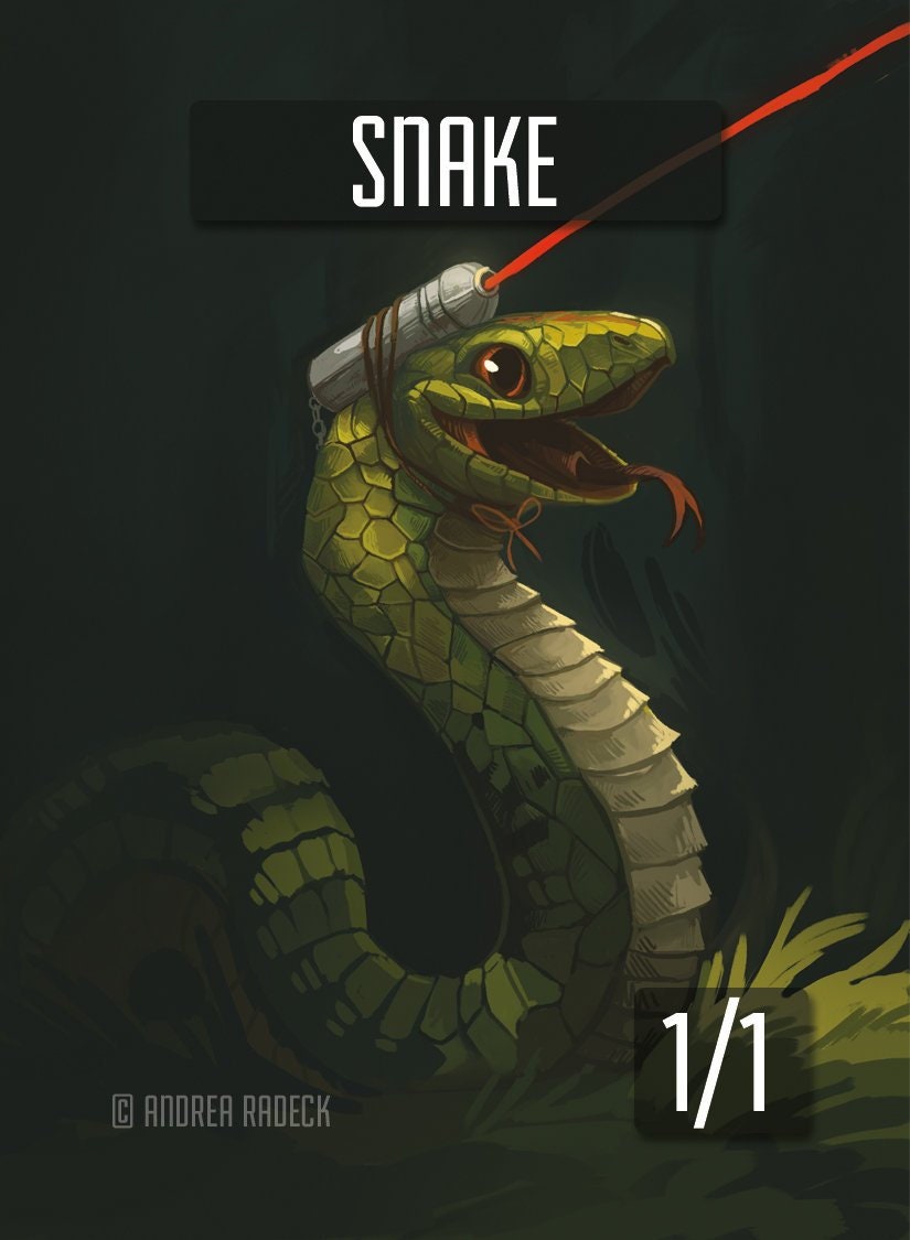 4x - 1/1 Snake Token