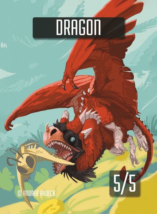 4x - 5/5 Dragon Token