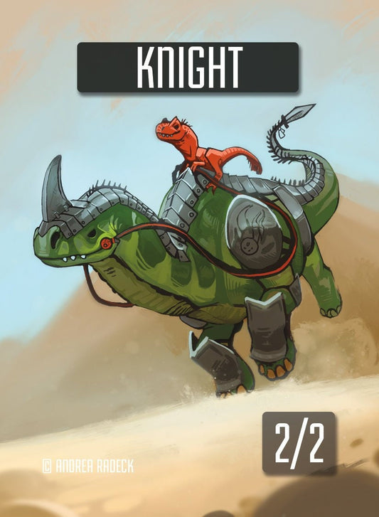 4x - 2/2 Knight Token