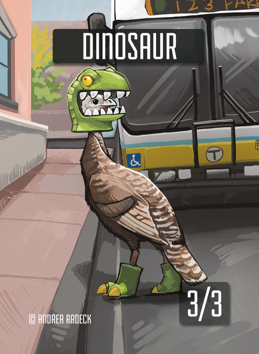 4x - 3/3 Dinosaur Token