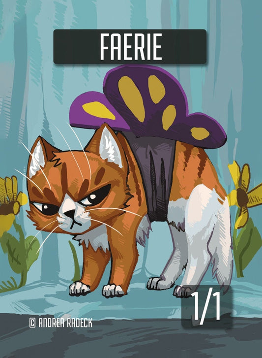 4x - 1/1 Faerie Token