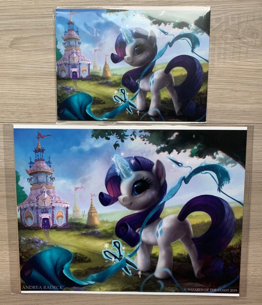 Ponies; The Galloping - Rarity Print