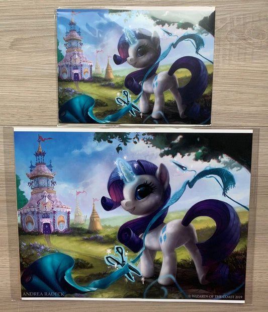 Ponies; The Galloping - Rarity Print
