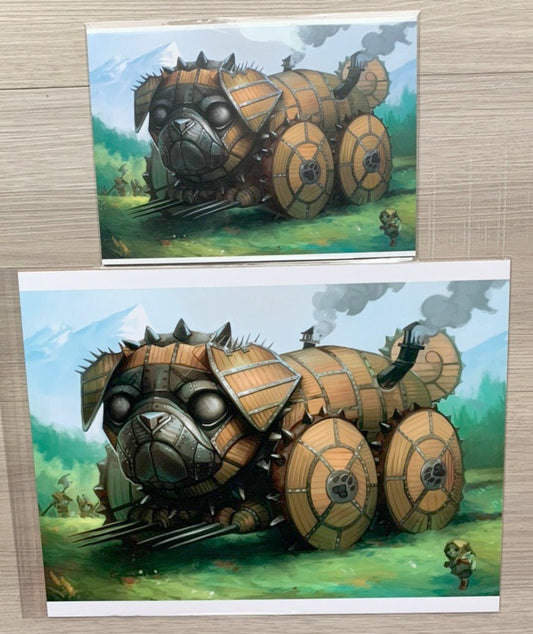 Puggernaut Print