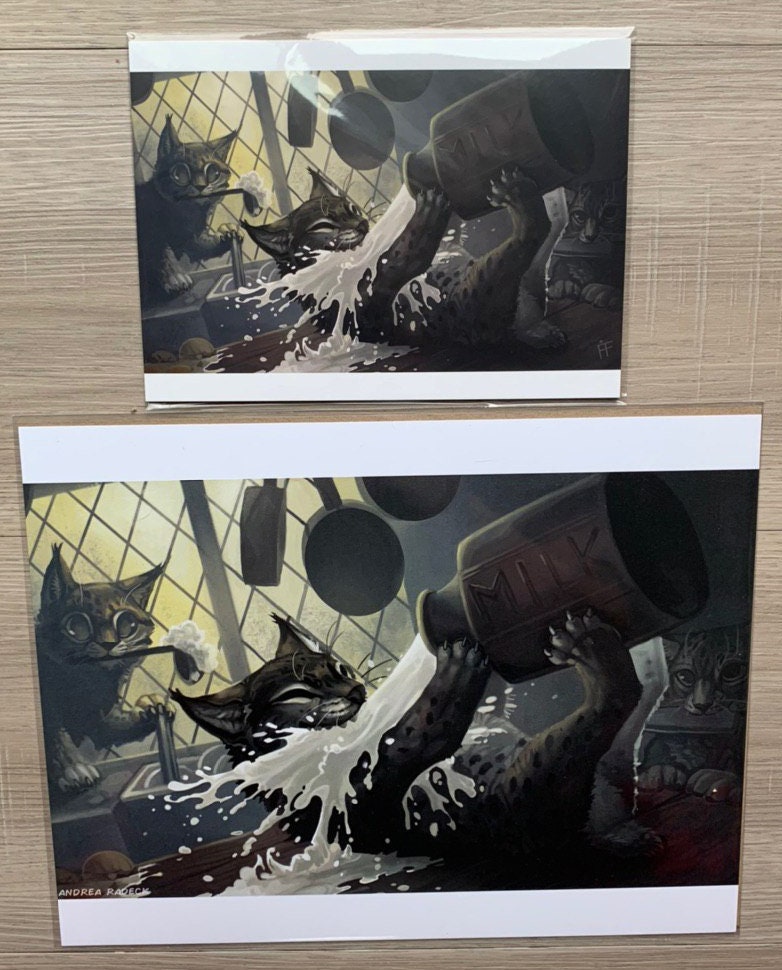 Kitchen Lynx Print