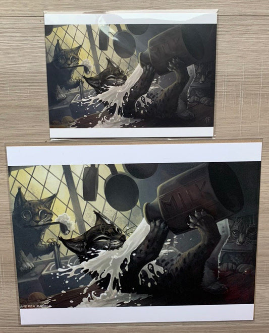 Kitchen Lynx Print