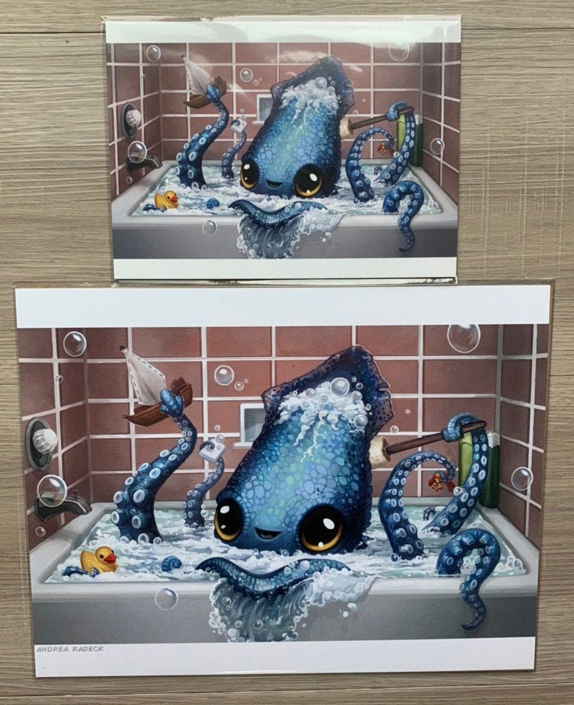 Baby Kracken Print