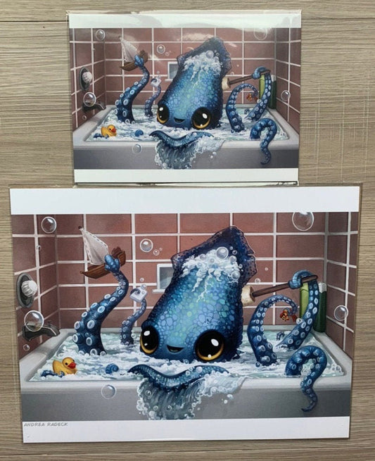 Baby Kracken Print