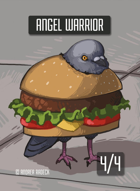 4x - 4/4 Angel Warrior Token