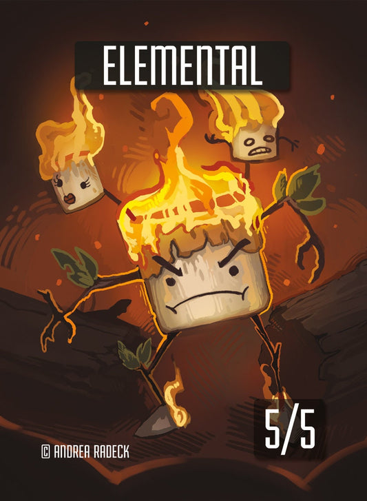 4x - 5/5 Elemental Token