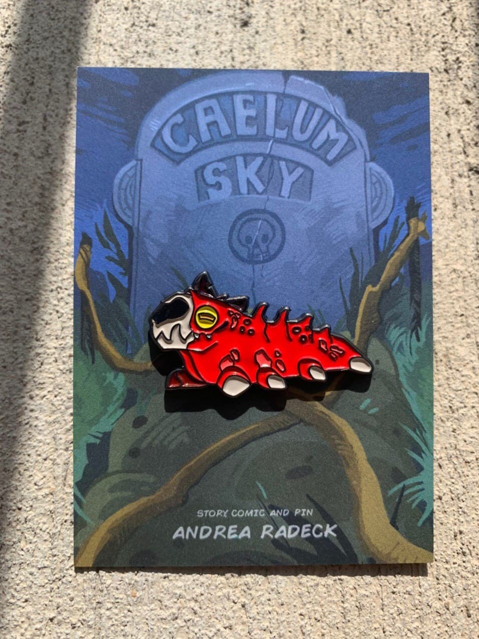 Meatipede Cempe Enamel Pin