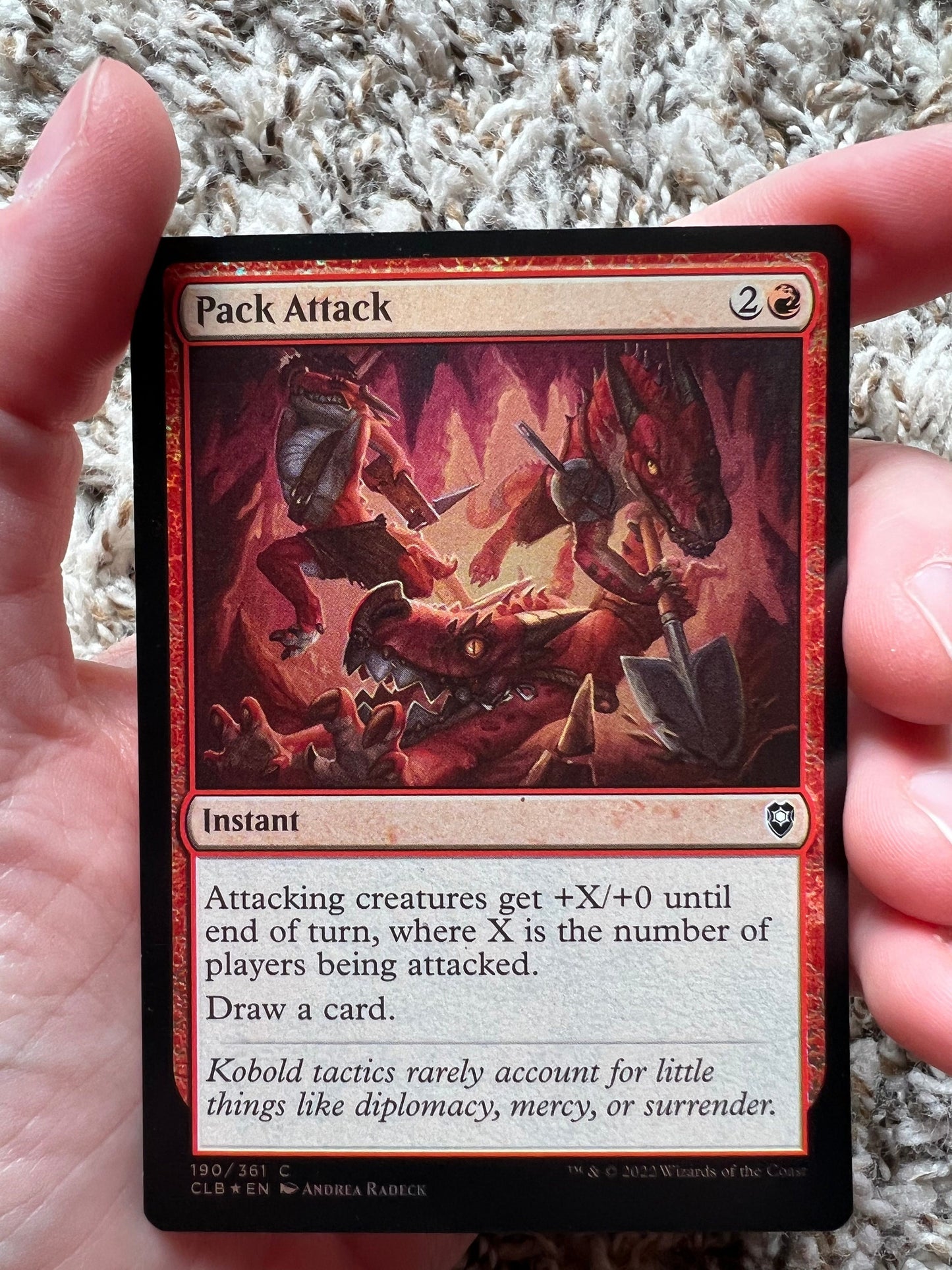 Pack Attack MTG Artist Proof