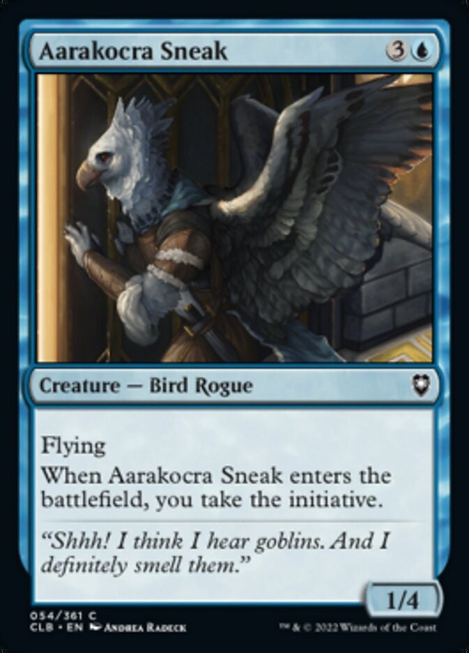 Aarakocra Sneak MTG Artist Proofs